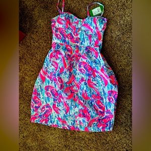 Lilly Pulitzer Easton Dress in Cosmic Coral
